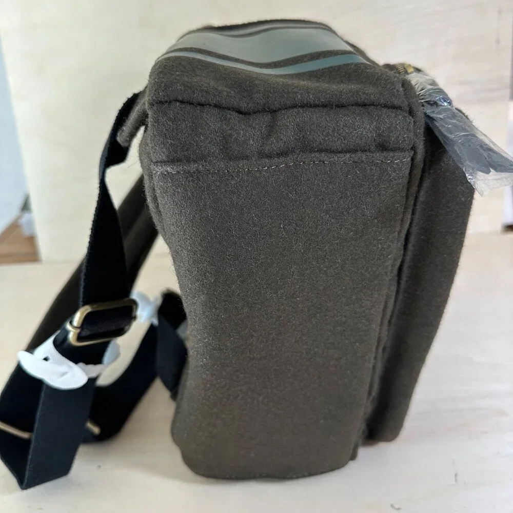 NWT Porter + Bond Otis Wool Backpack‎ Olive Drab Green Men's Back to School
